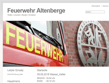 Tablet Screenshot of feuerwehr-altenberge.de